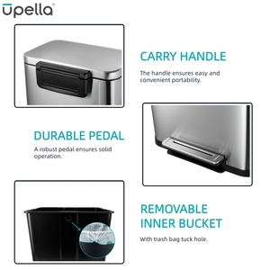 Thùng rác nhà bếp OEM/ODM 50L, thùng đựng rác dung tích lớn cho tòa nhà văn phòng - Product Image 3