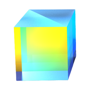 Ánh sáng khối màu kết hợp lăng kính phân cực trang trí tách lăng kính giảng dạy thí nghiệm kính quang học lăng kính - Product Image 2