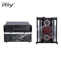 CA+38 2-Channel 2800W Class H Power Amplifier 3U with 2 Transformers Metal Shell for DJ Stage Professional Mixer Amplifier