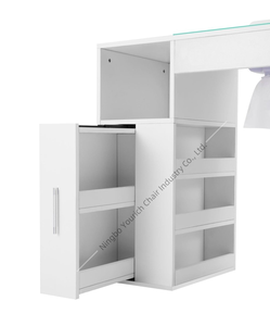 <span class=keywords><strong>Table</strong></span> de <span class=keywords><strong>manucure</strong></span> <span class=keywords><strong>professionnelle</strong></span> avec collecteur de poussière intégré, <span class=keywords><strong>table</strong></span> de <span class=keywords><strong>manucure</strong></span> multi-rangements avec repose-poignet pour salon de beauté - Product Image 5