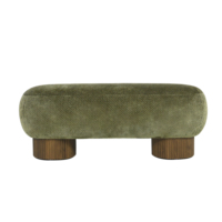 Banc en tissu moderne LAYN SINO GREEN - ÉCOLOGIQUE ET DURABLE - MEUBLE DE SALON POUR LA MAISON