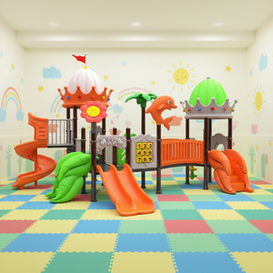 เด็กอนุบาลเล่นสนามเด็กเล่นกลางแจ้ง สไลเดอร์ ชิงช้า สนามเด็กเล่นในร่มเชิงพาณิชย์ ชุดสไลเดอร์และชิงช้าสำหรับเด็ก - Product Image 4