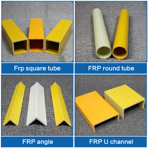 Profilés en fibre de verre pultrudés composites en forme de L, section de poutre, barre d'angle en FRP - Product Image 2
