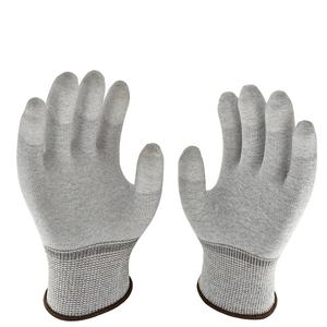 Fabricante de China Guantes de ajuste de Palma de <span class=keywords><strong>PU</strong></span> electrónicos antiestáticos Guantes de trabajo de precisión Esd para instalar el sistema de navegación del automóvil - Product Image 2