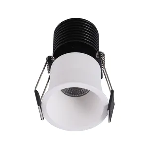 7w多色可定制圆形嵌入式led筒灯可调光led cob筒灯led吸顶灯筒灯