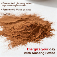 Café instantané au ginseng 100% original du fabricant OEM, énergie pour adultes, soutien immunitaire, poudre de racine de maca à base de plantes, marque privée