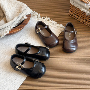 <span class=keywords><strong>Scarpe</strong></span> da ragazza in pelle nera, stile coreano, suola morbida, <span class=keywords><strong>scarpe</strong></span> da principessa retrò - Product Image 2