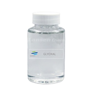 Agenti di finitura in fibra/tessuto <span class=keywords><strong>ausiliari</strong></span> di tintura tessile aumentano la resistenza alle rughe e al restringimento delle Fiber 40% gliossale - Product Image 1
