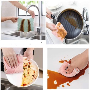 Paños de cocina para el hogar, <span class=keywords><strong>toalla</strong></span> de limpieza de cocina de <span class=keywords><strong>microfibra</strong></span>, trapos de limpieza de cocina absorbentes - Product Image 2