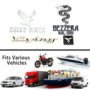 Individuelles Design Auto-Emblem Personalisierte Klebende Automotive-Embleme 3D ABS Auto-Abzeichen Aufkleber für Auto LKW Motorrad Boote - Product Image 4