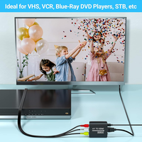 Adaptateur AV vers HDMI de haute qualité et convertisseur AV RCA vers HDMI HD, convertisseur AV2HDMI prenant en charge la résolution 1080p pour moniteur