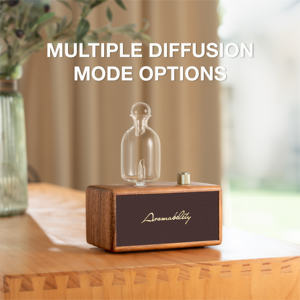 Difusor de aceite esencial sin agua de Material de madera de lujo Difusor sin agua con múltiples opciones de modos de difusión - Product Image 4