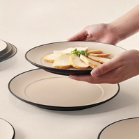 Assiette à dîner en mélamine assiette ronde blanche en plastique shatter assiette de restaurant vente en gros