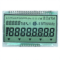 Écran LCD BSM TN haute fiabilité 59,6X20,2 pour compteurs électriques Qualité supérieure Large plage de températures (-40 à 80)