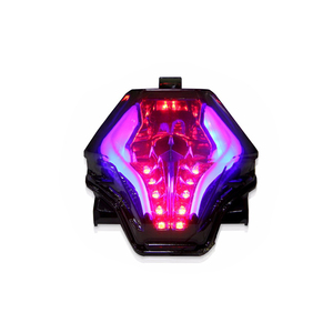 Shark Power-luz trasera led para motocicleta, luz de freno, intermitente, para <span class=keywords><strong>yamaha</strong></span> r3/r25/mt-03/mt-07/mt-25 LC150 - Product Image 1