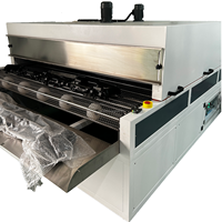 Four de traitement thermique 220V, four tunnel, machine de séchage, bande transporteuse infrarouge, placage plastique, 380V, garantie 3 ans, 0,49t
