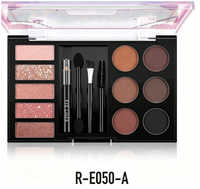 Palette de fards à paupières crème de luxe en gros pour OEM, longue tenue, waterproof, douce pour la peau, lisse, haute pigmentation