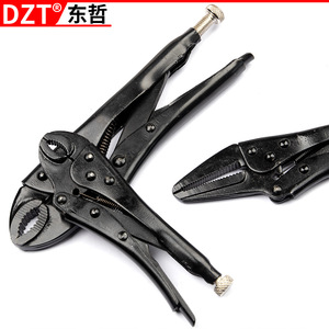 Dzt Industrial Grade Locking <b>Pliers</b> <b>Set</b> 4pc Steel With Heat Treatment For Heavy Duty Use - Product Image 3