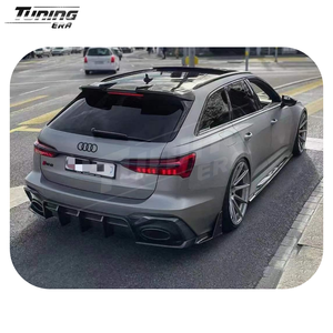 ดิฟฟิวเซอร์หลังคาร์บอนไฟเบอร์สำหรับ Audi RS6 Avant RS7 Sportback <span class=keywords><strong>A6</strong></span> Avant <span class=keywords><strong>A6</strong></span> Allroad C8 <span class=keywords><strong>2019</strong></span>+ อัพเกรด - Product Image 3