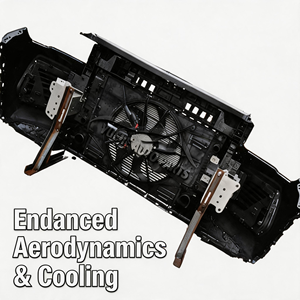 Dhsmt Nouvel ensemble de pare-chocs avant complet, kit de modernisation/amélioration, fixation par vis, ajustement universel, garantie 1 an, Geely Xingyue - Product Image 5