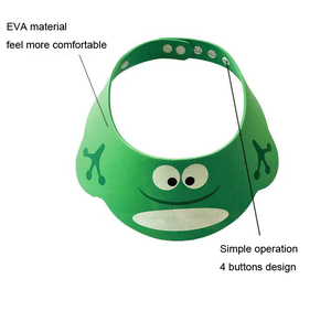 Gorro de champú para bebé, protección auditiva impermeable, gorro de champú para niños, gorro de baño de silicona ajustable para Dios - Product Image 4