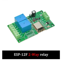 Spot ESP8266 modul Relay WIFI nirkabel, ESP-12F 4 saluran papan pengembangan Wifi AC/DC 5V/7-28V/5-80V catu daya