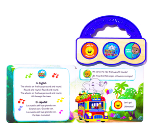 Libro de sonido para niños de 3 botones, experiencia de lectura inmersiva con efectos de sonido realistas y aprendizaje interactivo - Product Image 4