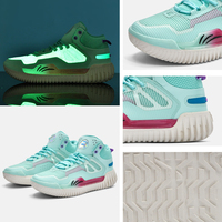 Chaussures de basket-ball en mesh pour hommes conçues pour la vision nocturne, antidérapantes et anti-rayures, chaussures de compétition professionnelles