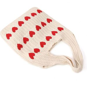 Bolso de Hombro Tejido Estético, Bolso Tipo Hobo de Poliéster con Tejido de Crochet para Mujer, Bolso Grande y Ligero para Viajes, Picnic y Vacaciones en la Playa - Product Image 4