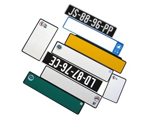 Europa Size Stijl Decoratieve Kentekenplaat, Gepersonaliseerde Ontwerp Nummer Plaat Sublimatie Custom Voertuig Plaat - Product Image 6