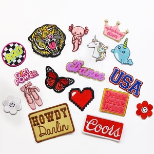 Bán Buôn Tùy Chỉnh Đầy Đủ Thêu Trucker Hat <span class=keywords><strong>Logo</strong></span> Phương Tây Vá Dễ Thương Thiết Kế Phổ Biến Hat Thêu Các Bản Vá Lỗi Sắt Trên - Product Image 5