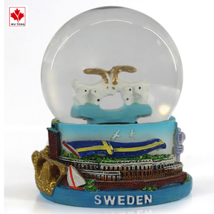 الجملة التذكارات السياحية الشهيرة بناء نموذج الثلوج غلوب كرة ماء - Product Image 4