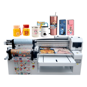 UV Flatbed + Roll to Roll Hybrid <b>Printer</b> 6090 UV DTF A1 for Phone Case Acrylic Trophy Canvas Tumbler - Product Image 1
