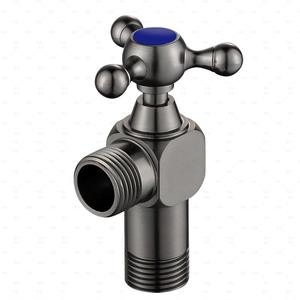 Válvula de bola de tres vías de cobre con rosca macho de alto flujo, una entrada y dos salidas para calentador de agua a gas - Product Image 1