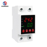 AVP 2P AC 220V 110V 40A 63A 80A réglable sur sous tension protecteur de courant électrique utilisé Protection tension et courant