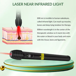 Stylo d'acupuncture <span class=keywords><strong>laser</strong></span> pour rhinite, photobiomodulation, acupression, machine à lumière rouge, thérapie nasale et arrêt du tabagisme, cicatrisation des plaies - Product Image 4