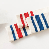 OEM personnalisé mode rétro simple équipage anti-dérapant transparent baskets décontractées blanc coton chaussettes pour femme
