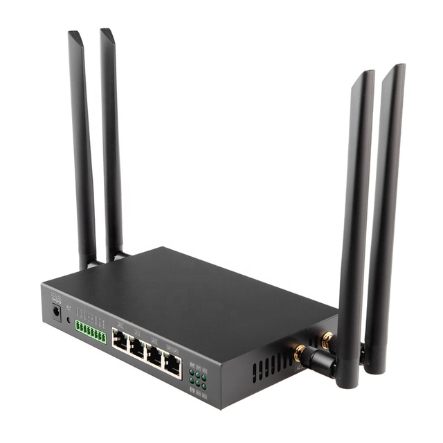 4G Industrial Router with Dual Sim Card Metal case Wifi Router 300Mbps Lte with Sim Card Slot EU Type