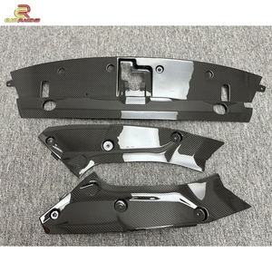 ชุดแต่งห้องเครื่องยนต์คาร์บอนไฟเบอร์สไตล์ OEM 5 ชิ้น สำหรับ Nissan GTR R35 ปี 2008-2018 ฝาครอบเครื่องยนต์คาร์บอน - Product Image 4