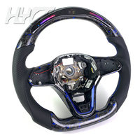 Accessoires d'intérieur de volant en fibre de carbone pour Volkswagen VW Golf 8 GTI R Line MK8