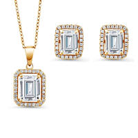 Ensemble de bijoux unisexe en cuivre bleu, boucles d'oreilles géométriques classiques, collier et bague, bijoux de luxe pour mariage et soirée, fabriqué aux États-Unis