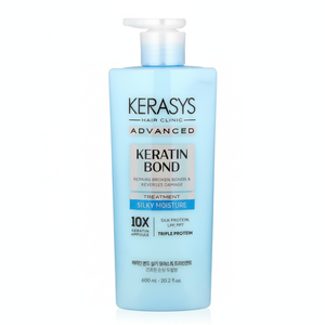 Crema Hidratante Sedosa con Aminoácidos de Queratina Kerasys 600ml Nutritiva Anticaspa Antipicazón para Cabello Dañado/Sensible Refrescante - Product Image 2