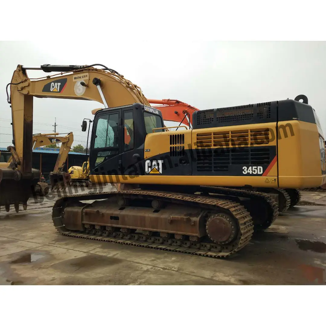 Used CAT 345D Excavator Caterpillar 345D Hydraulic Crawler Large 45Tons Mining Construction Equipment C13 Cheap For Sale