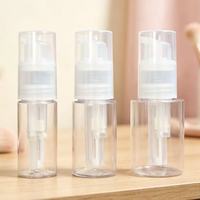 Bouteille cylindrique personnalisée en PET avec pompe à vis pour emballage de liquides cosmétiques et de soins de la peau, sérigraphiée, Hebei YM