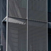 Panel de Malla Metálica Expandida de Acero Galvanizado o Acero Inoxidable, Lámina de Malla de Alambre para Techo