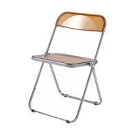 Chaises pliantes en plastique en gros d'usine Chaise pliante empilable commerciale en métal pour animaux de compagnie pour les événements de fête de mariage