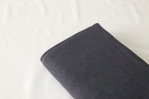 Tissu en lin lavé épais de couleur unie pour l'hiver, matériau en coton et lin texturé froissé pour l'artisanat et la couture - Product Image 3