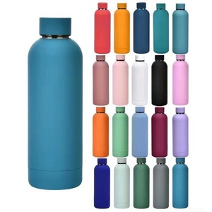Bouteille d'eau isotherme en acier inoxydable 500 ml avec logo personnalisé, écologique, isolation sous vide 12-24 <span class=keywords><strong>heures</strong></span>, cadeau - Product Image 6