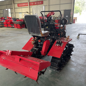 Mini cultivadora de cadenas Gulit Ride On de 18-24Hp y 700-900Kg para labranza de tierras agrícolas, arrozales y terrenos con colinas. - Product Image 2