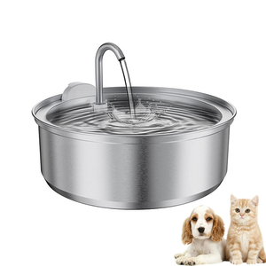 3L Automatic Cat Water Fountain Dispenser Level Window Eco-Friendly Stainless Steel <strong>Pet</strong> Water Fountain Collapsible Dog Water - Product Image 2